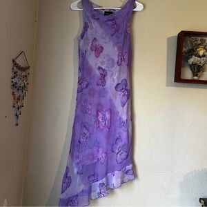 Purple Butterfly Dress